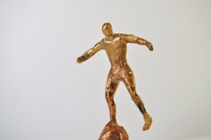Fodboldspiller i bronze
