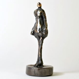 Kvindefigur i massiv bronze
