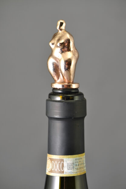 Kvindefigur - Vinprop i bronze