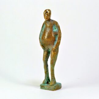 Mand i hel figur - Bronzeskulptur