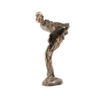 Vakuum Manden - Bronzeskulptur af Bo Kalvslund