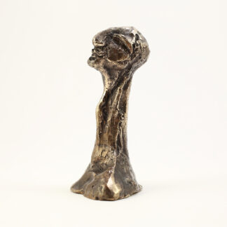 Langhalset figur - bronzefigur