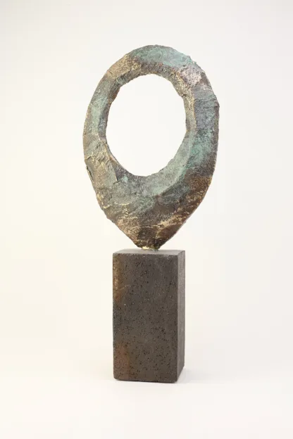 Fuldmåne - Bronzeskulptur af Bo Kalvslund