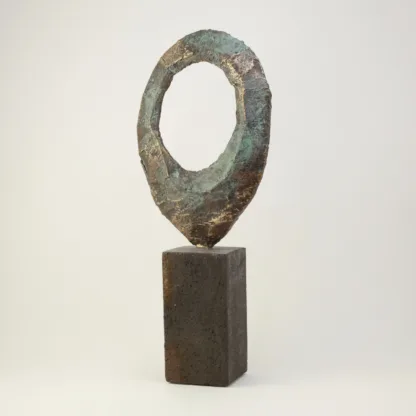 Fuldmåne - Bronzeskulptur af Bo Kalvslund