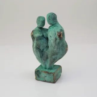 Forelsket Par - Bronzeskulptur af Bo Kalvslund