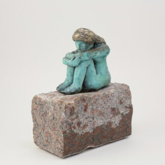 Pigen fra havet - Bronzeskulptur af Bo Kalvslund