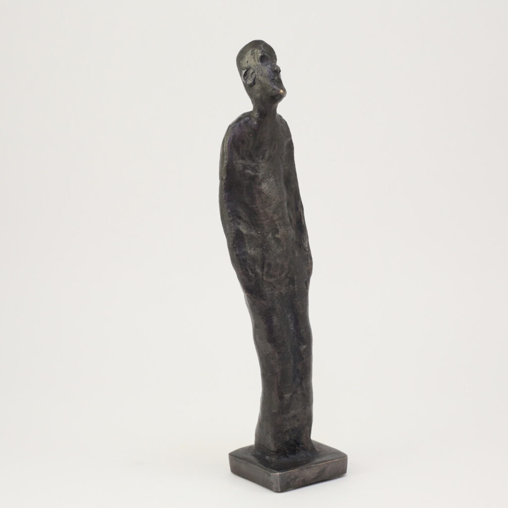 Mandefigur - bronzefigur