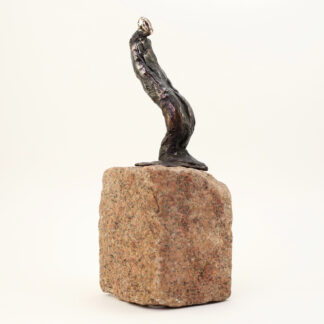 Mandefigur - Bronzeskulptur af Bo Kalvslund