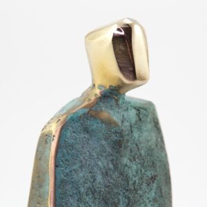 Mandeskikkelse - Bronze figur af Bo Kalvslund