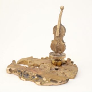 Violin - Bronzeskulptur af Bo Kalvslund