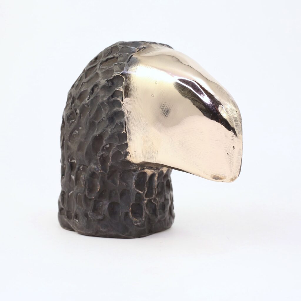 Fugl Føniks - Bronzeskulptur af Bo Kalvslund