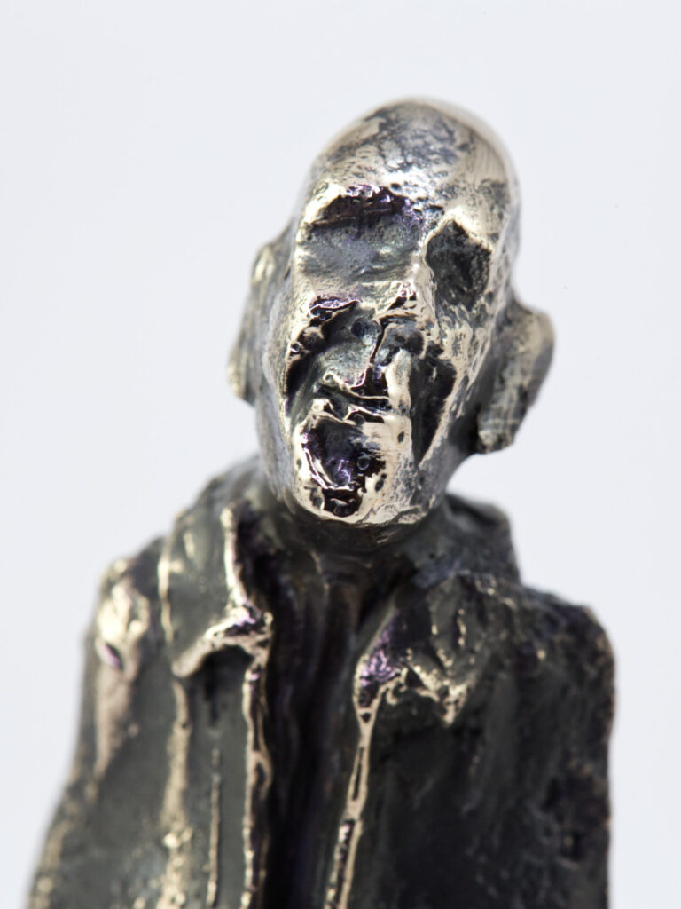 Mandefigur - Bronzeskulptur af Bo Kalvslund