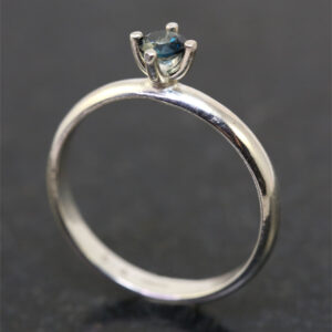 Fingerring - Topas London Blue