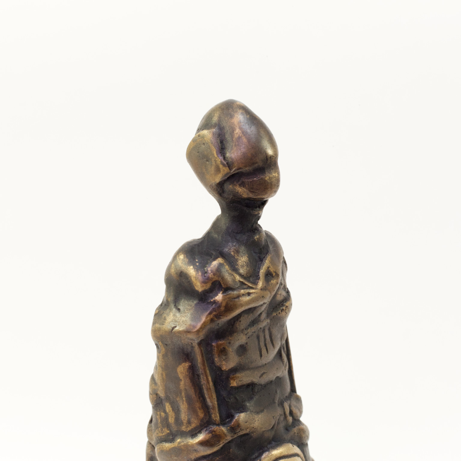 Den rejsende - Bronzeskulptur af Bo Kalvslund