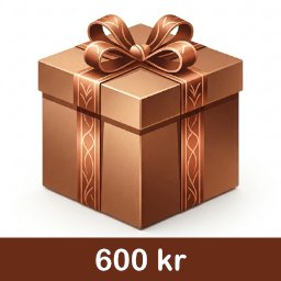Gaver i bronze - 600 kr bronzegave
