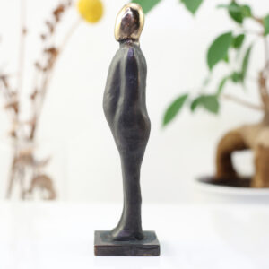 Farfar - Bronzefigur af Bo Kalvslund