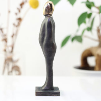 Farfar - Bronzefigur af Bo Kalvslund